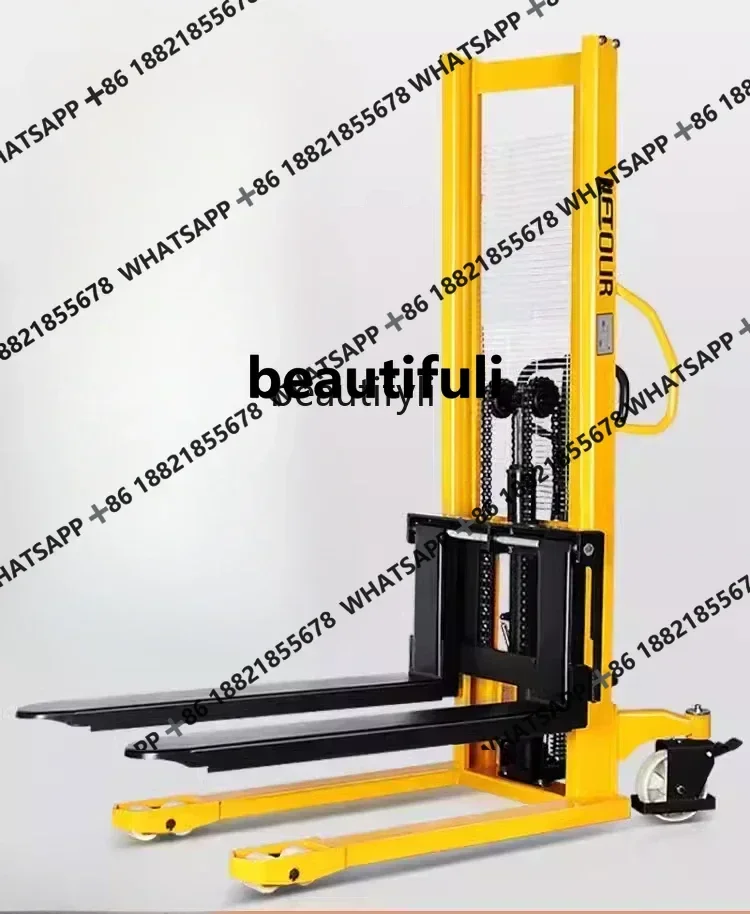 

xx1Manual hydraulic truck, stacker lift truck, lift forklift, ground cattle handling, loading and unloading forklift