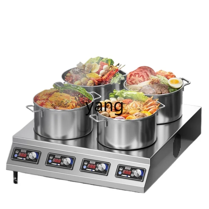 

YJQ commercial induction cooker multi-head pot stove high-power Malatang electric ceramic stove