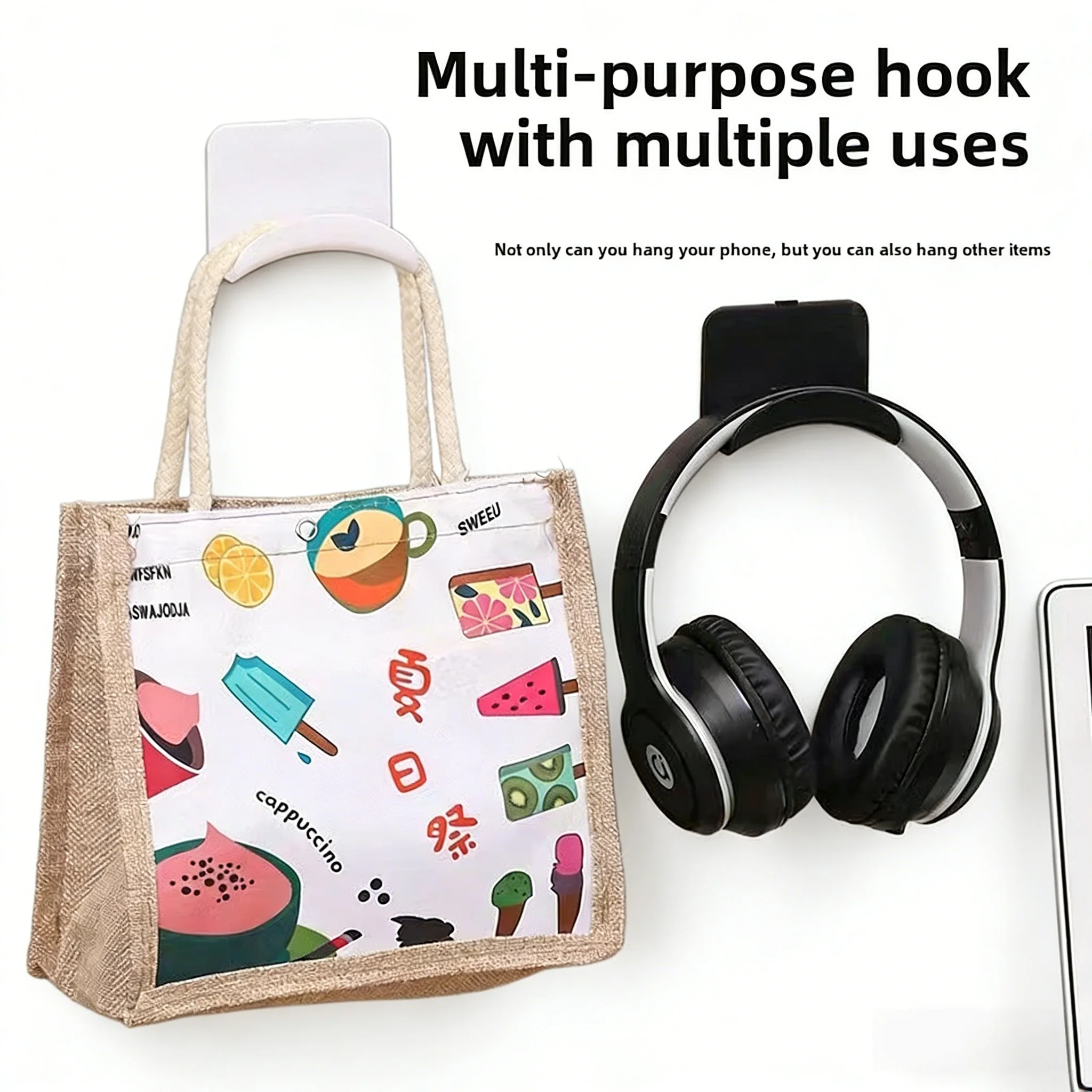 

Настольный органайзер под креплением из 4 предметов — компактный крючок для контроллера, наушников и VR-набора, Essential Black Friday Gaming