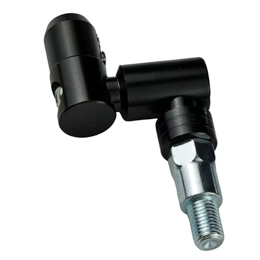 Aluminum Alloy Motorcycle Mirror Bracket 360 Degree Rotation Screw with Vibration Dampening and Adjustable Angles