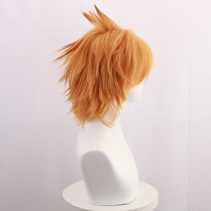 私のヒーロー学界カミナ電気カーキリバースカールコスプレウィッグ高温繊維アニメウィッグ