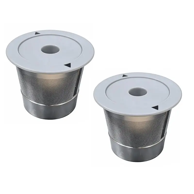 ABLK For Keurig 1.0& 2.0 Compatible Stainless Steel Reusable Coffee Filters-Eco-Friendly K-Cup Pod Replacement(2 Pack)