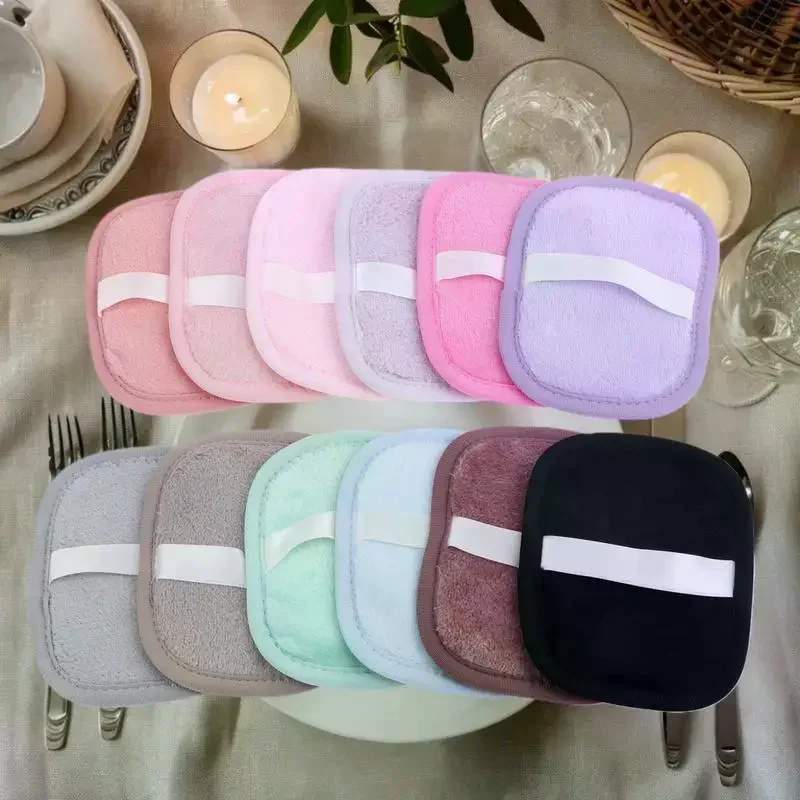 1pcs Face Towel Cloth Reusable Makeup Remover Pads Washable Make Up Towel Cosmetics Washable Makeup Towel Cleaning Pads