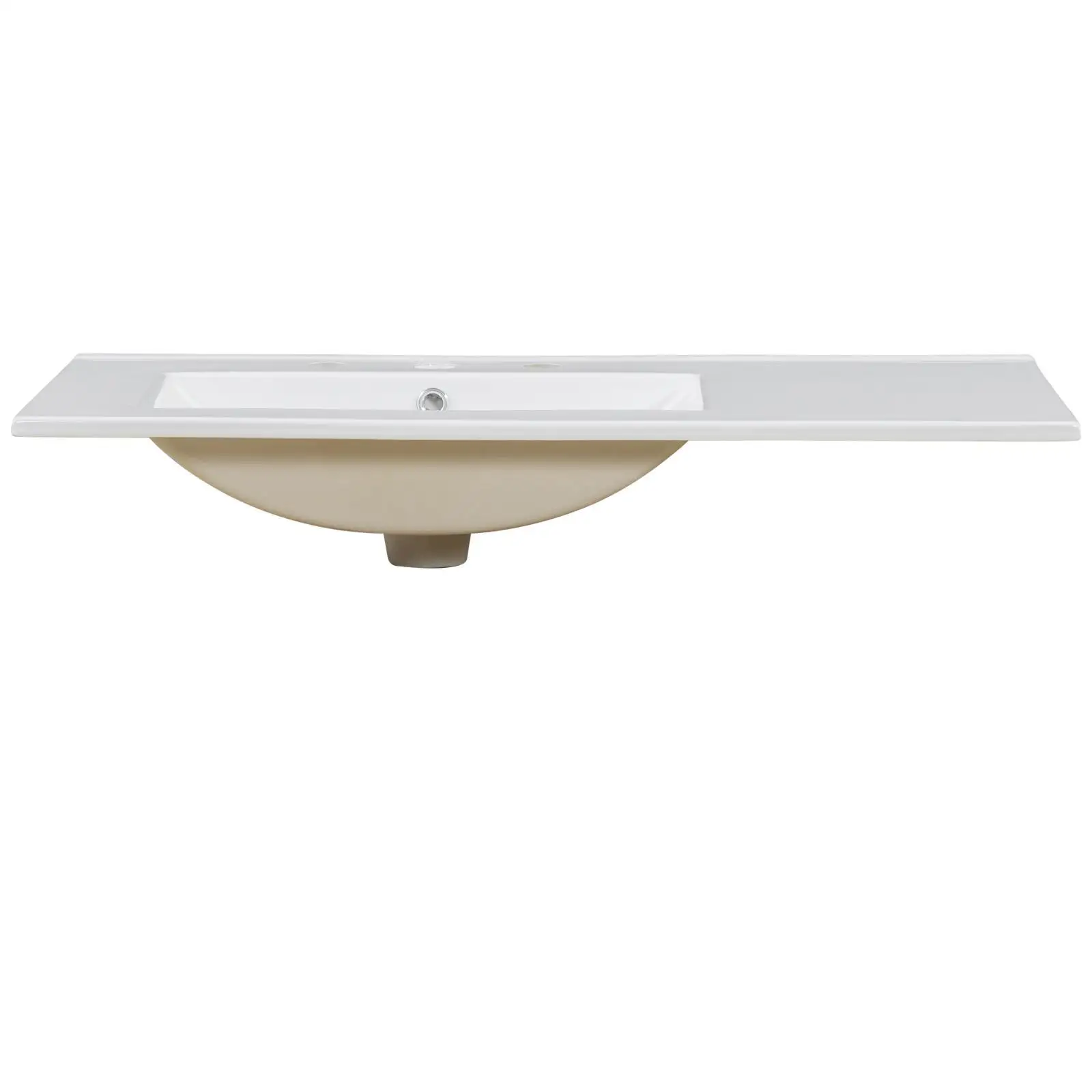 

Bathroom Vanities 36 Inch Adjustable Shelf and Soft Close Drawers Solid Wood Frame Cabinet with Ceramic Basin for Compact Spaces