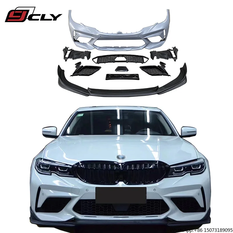 CLY G20 Front Bumper for  3 Series G20 Upgrade M3C Body Kits G20 PP Material M3C Front Bumpers 2020-2022