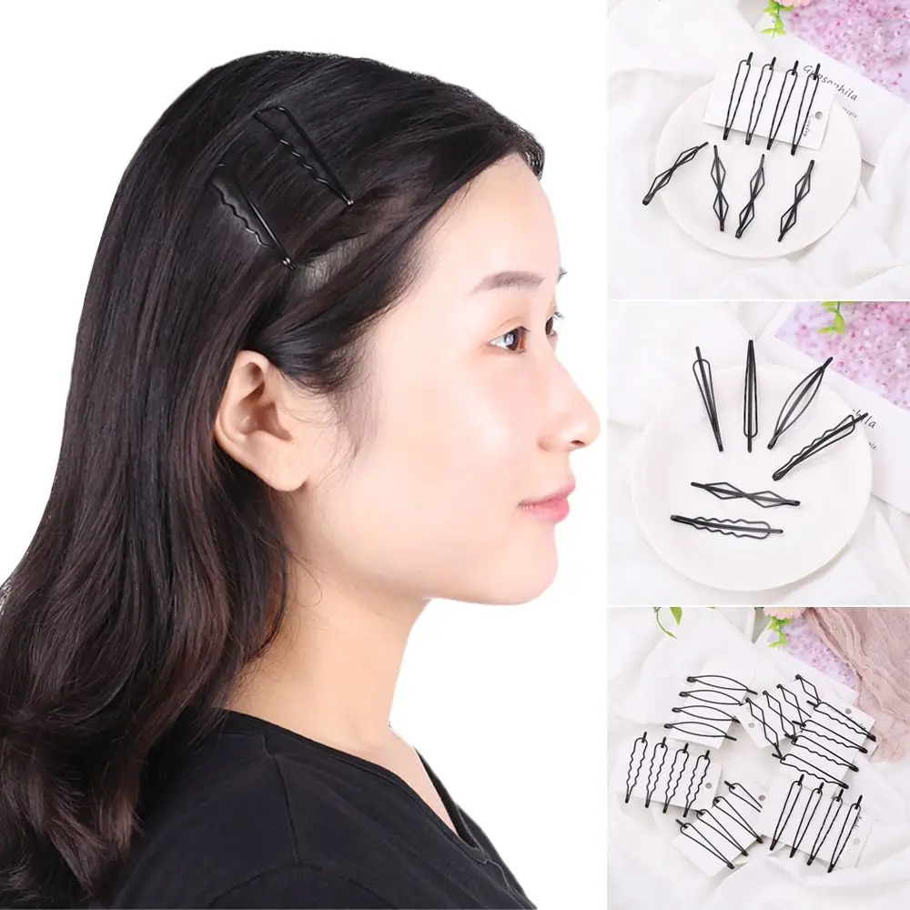 4Pcs/set New Hair Accessories Women Geometric Rhombus Geometry Hair Clip Bobby Pins Girls Hairgrips