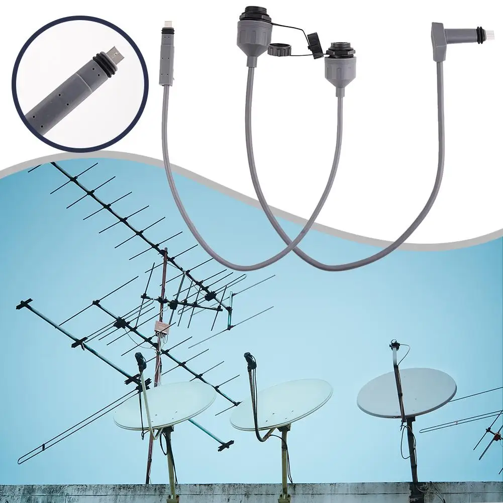  for StarLink V2/Gen 2 Connector SPX To RJ45 Waterproof Adapter Kit Connector Dishy Extension Cable Router Female Internet P5D7