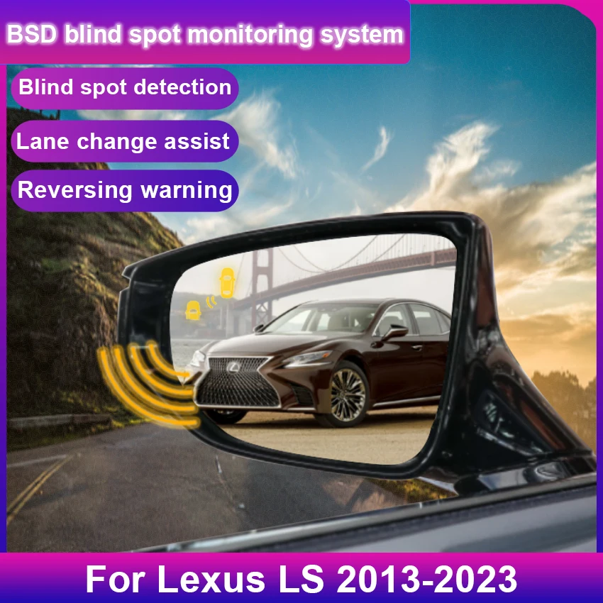 Car BSA BSM BSD For Lexus LS 2013 to 2025 Blind Spot Radar Detection System Microwave Sensor Change Driving Reversing Sensor
