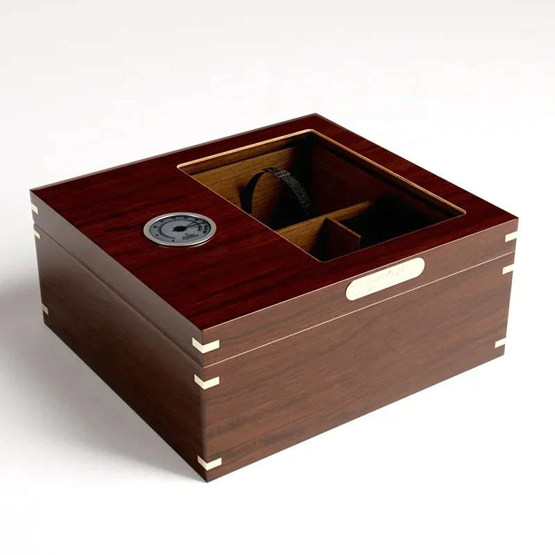 Silk Screen logo Refrigerator Cigar Cabinet Cooler Big Humidor Cigar Humidifier Packs