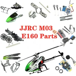 JJRC M03 / E160 / YU XIANG F1 RC helicóptero repuestos hélices Motor tren de aterrizaje cargador cola hoja eje Servo