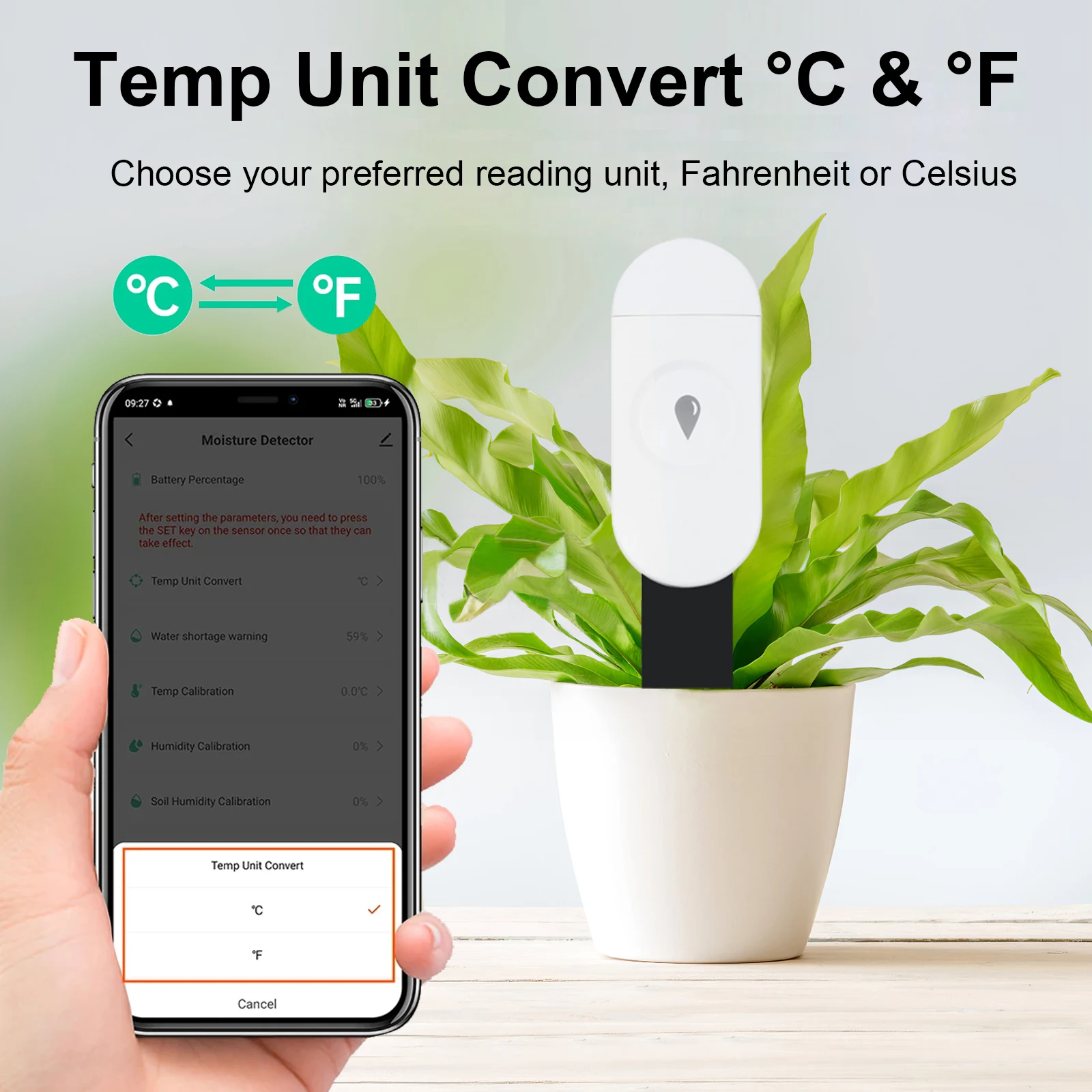 Tuya  Temperature Humidity Moi - Smart Garden Sensors recension och pris