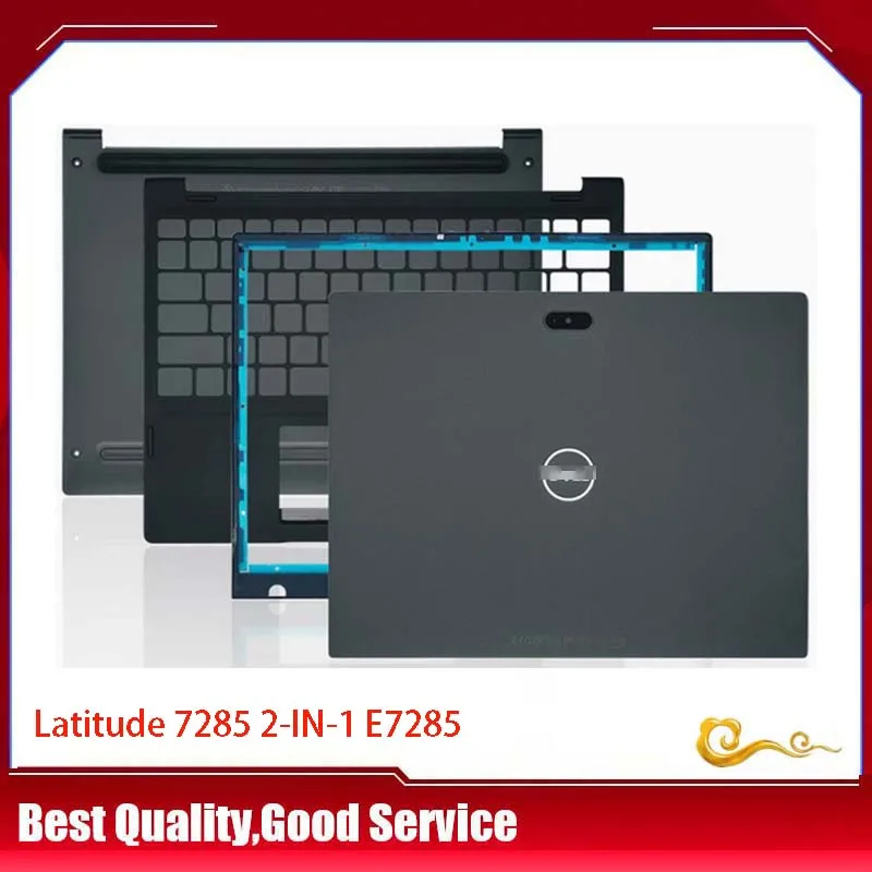 para dell latitude e7285 7285 em lcd capa traseira 0n8tf9 n8tf9 am1x 1000431 bisel capa superior do apoio para as maos caixa inferior novo 01