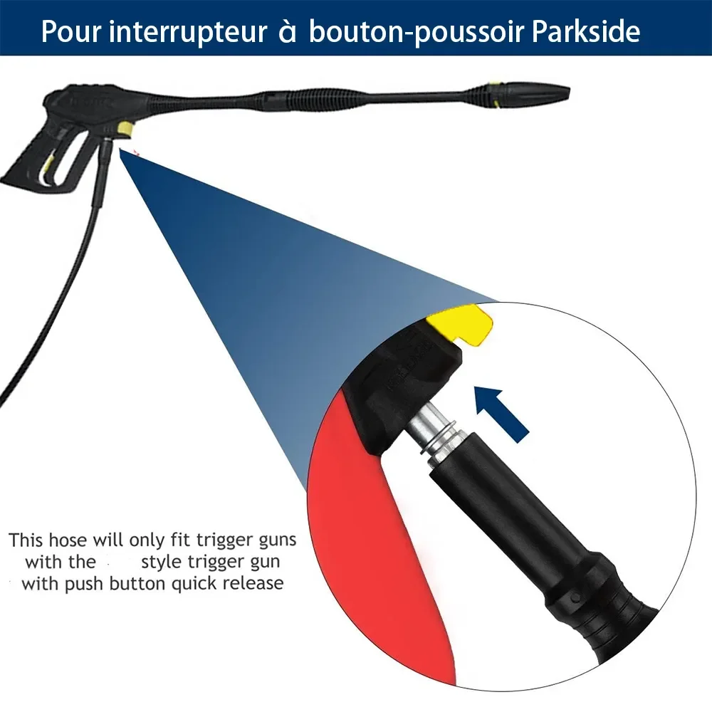 Tuyau De Remplacement Pour Lave-pression Parkside Lidl (modèles PHD135A1 & PHD135B1) - Neuf