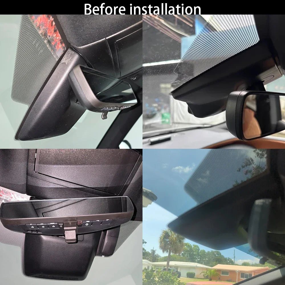 ZJCGO 4K DVR Dash Cam Wifi Front Rear Camera 24h Monitor For Lexus RX RX350 RX350h RX450h RX500h 2023 2024 2025