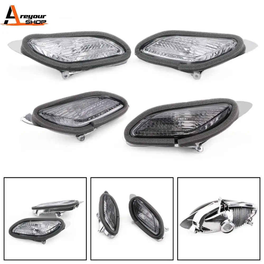 Areyourshop for Honda ST1300 2002-2009 Front Turn Signals Lens Motorcycle Lighting