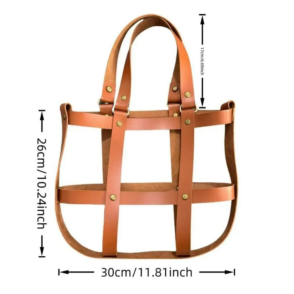 ريترو ستايل DIY حقيبة يد صنع عدة بولي Leather الجلود حزام الكتف قابل للتعديل حقيبة من القماش سعة كبيرة حقيبة جلدية قيعان