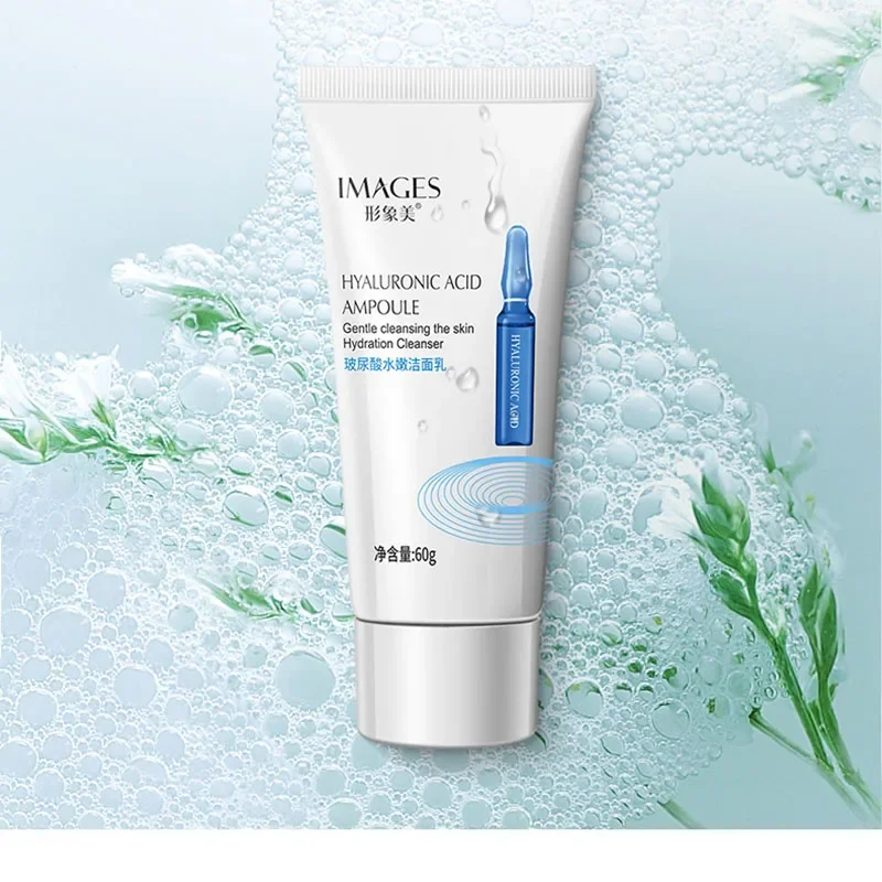 Cleanser Deep Clean Water-oil balance Refine pores Moisturizing Face Care Facial Cleaner Hyaluronic Acid  Nicotinamide