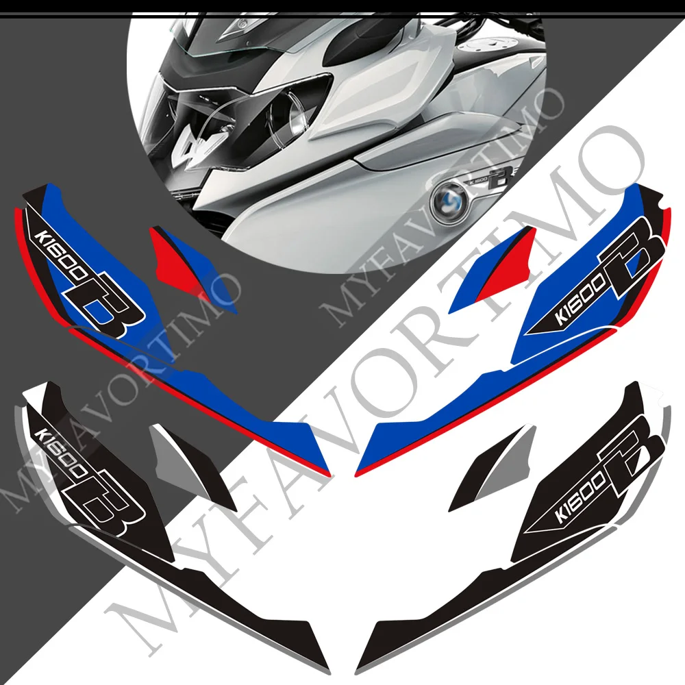Motorcycle For BMW K1600B K 1600 B Tank Pad Gas Fuel Oil Kit Side Panel Fairing Fender decorative Protection Body Stickers Decal