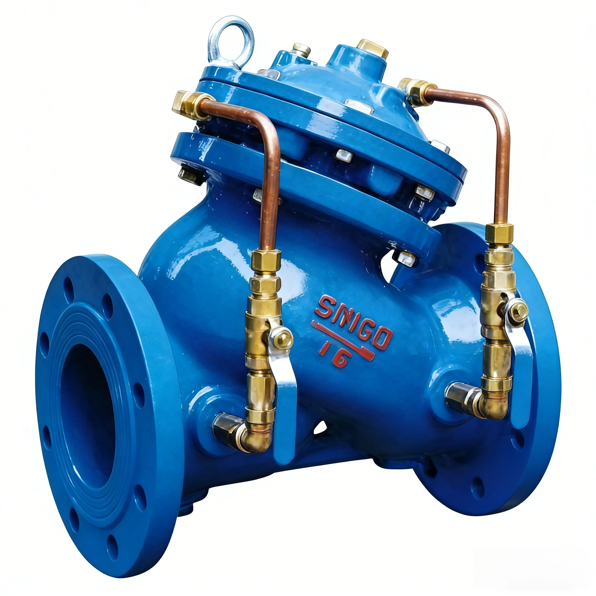 Multifunctional Water Pump Control Valve Ductile Iron Body Slow Opening & Closing For Water Supply Pipeline