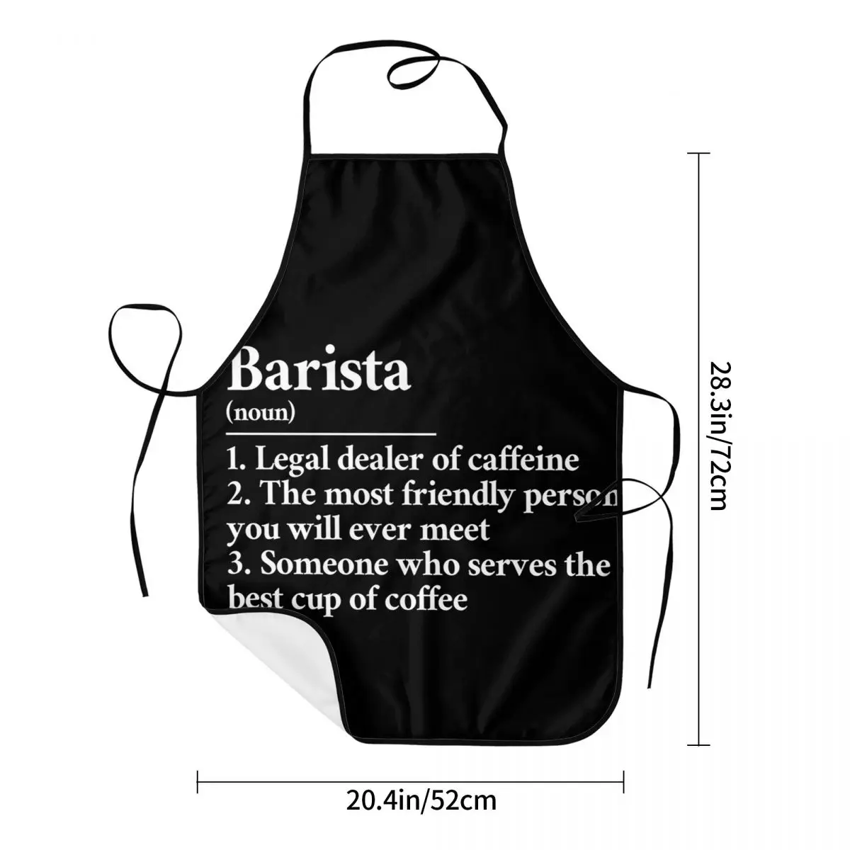 Barista Funny Definition Aprons Chef Cooking Cuisine Tablier Sleeveless Bib Kitchen Cleaning Pinafore for Women Men Gardening