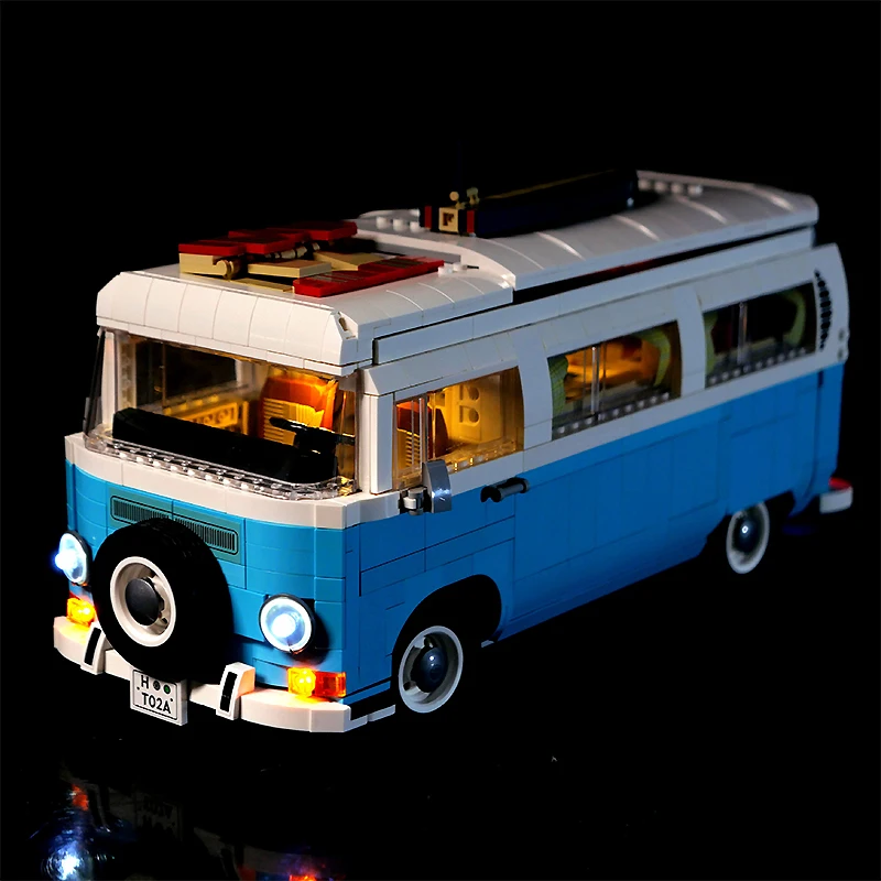 DIY RC LED Light Kit For LEGO 10279 Volkswagen T2 Camper Van   (Only LED Light,Without Blocks Model)