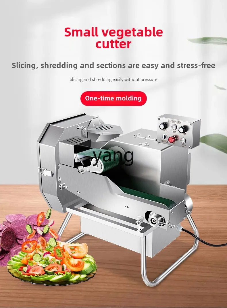 Cortador de vegetais de alta velocidade em aço inoxidável LMM comercial grande multifuncional