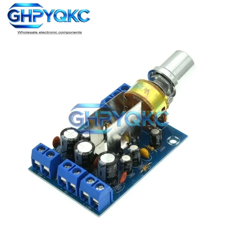 GHPYQKC TEA2025B Mini-Audioverstärkerplatine, Dual-Stereo-2.0-Kanal-Verstärkerplatine für PC-Lautsprecher, 3W+3W, 5V 9V 12V, Auto