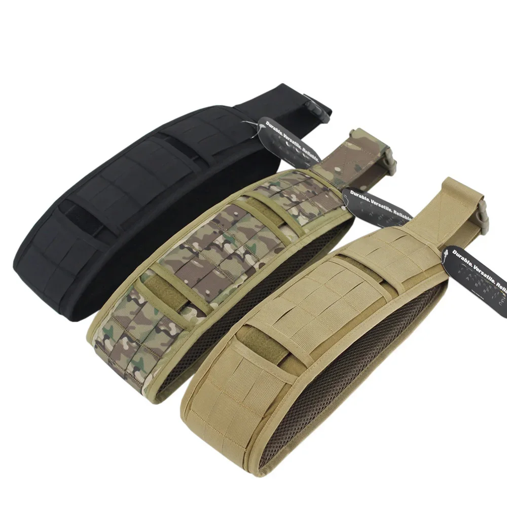 1000D Nylon Tactical Molle Waist Belt Airsoft Training Waistband Hunting Paintball Waist Belt