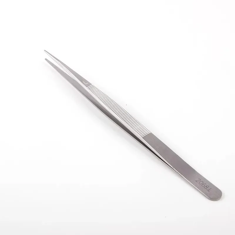 For Jewelry Tweezers Full Model, Multi-Purpose, Stainless Steel Groove, Pointed Anti-Slip Diamond Tweezers