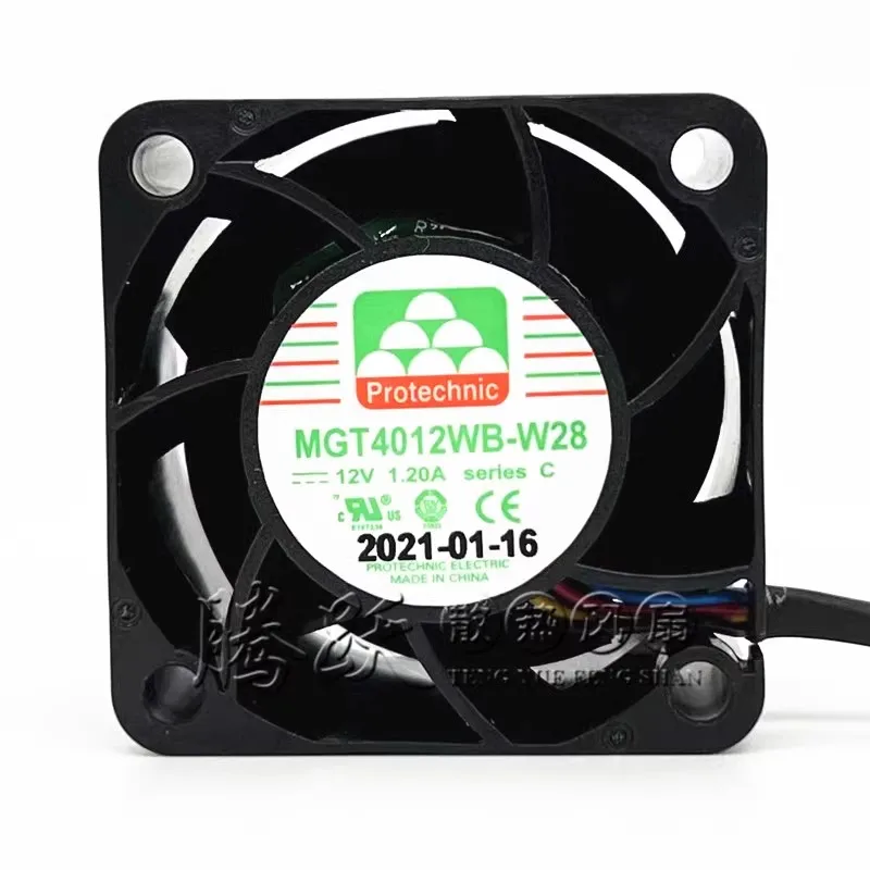 New Cooler Fan for MGT4012WB-W28 12V 1.20A 4CM 4028 High Air Volume PWM Speed Control Cooling Fan 40*40*28MM