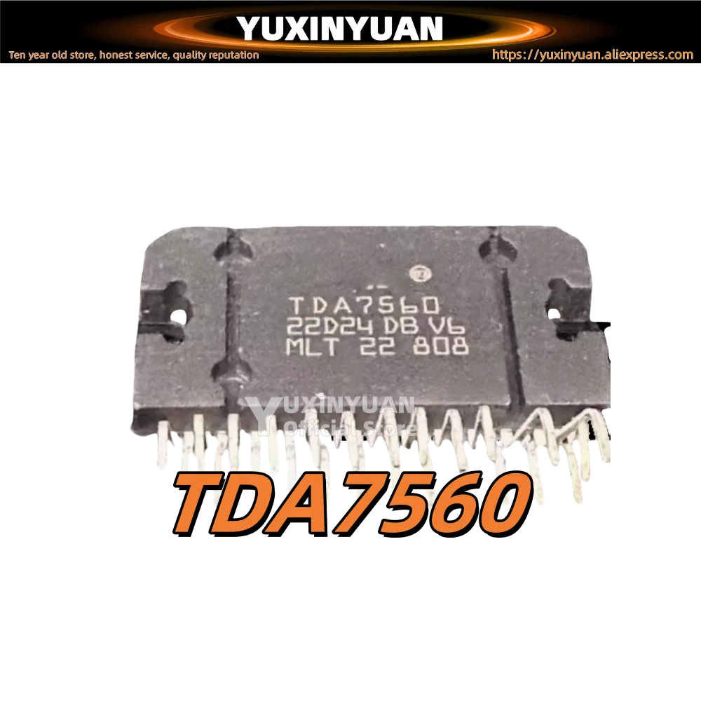 2PCS Brand new in-stock TDA7560 through-hole ZIP25 4×45W automotive power amplifier IC chip audio amplifier