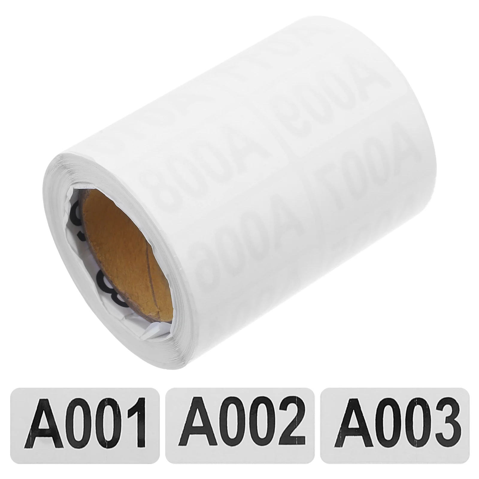 Number Label Stickers Roll Inventory Numbers -A999 Sequential Numbering Warehouse Labels Classification High Adhesive