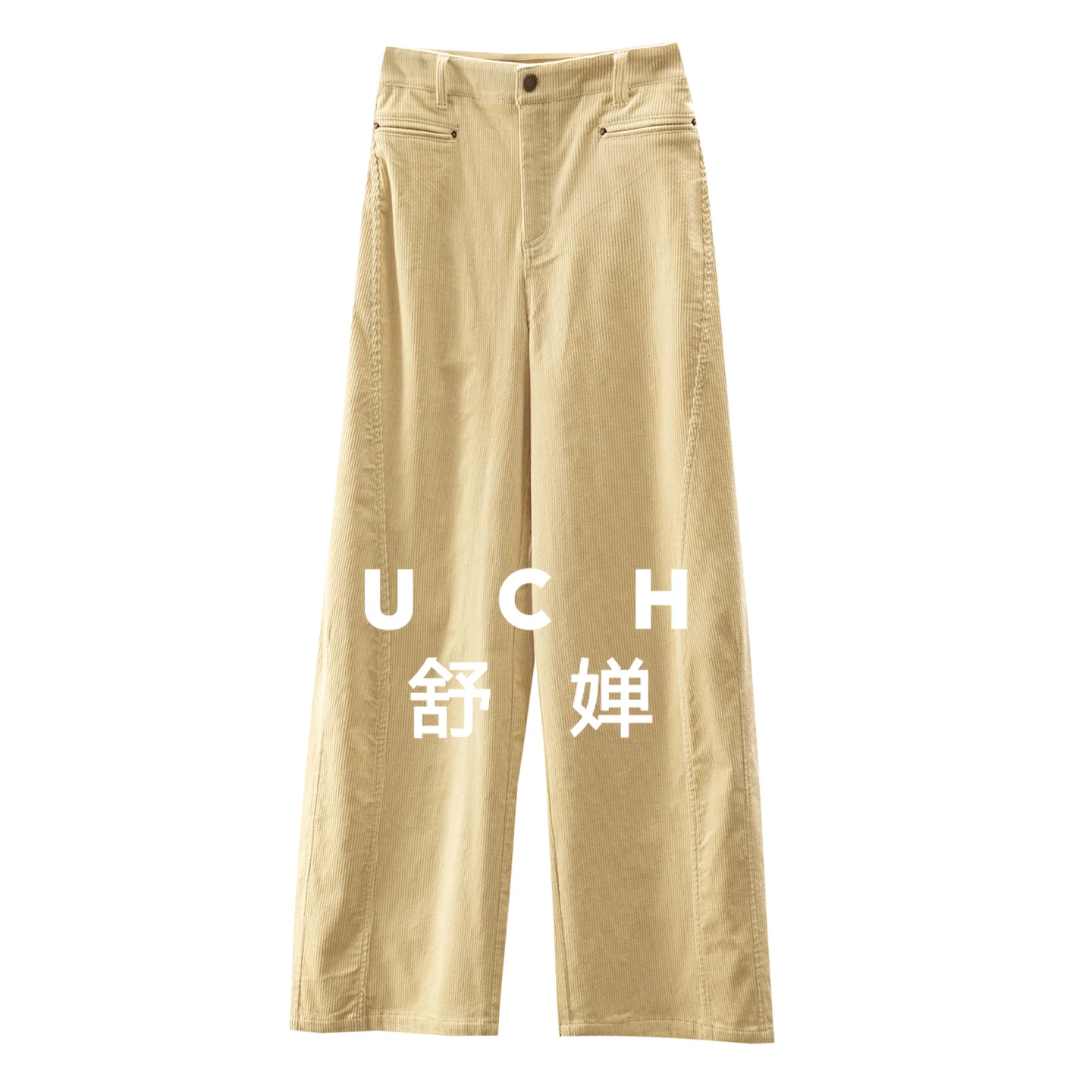 

French Old Money Retro Corduroy Straight Wide-leg Trousers Women 98B2 Pantalones Mujer Verano 2025 Pants Women