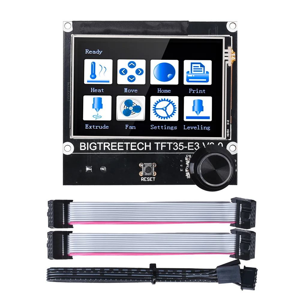 Imagem -02 - Nyxlab-display Lcd Módulo de Tela Sensível ao Toque para Impressora 3d Bigtreetech Tft35 e3 V3.0.1 12864 Skr Mini e3 V3.0 Ender3 Cr10