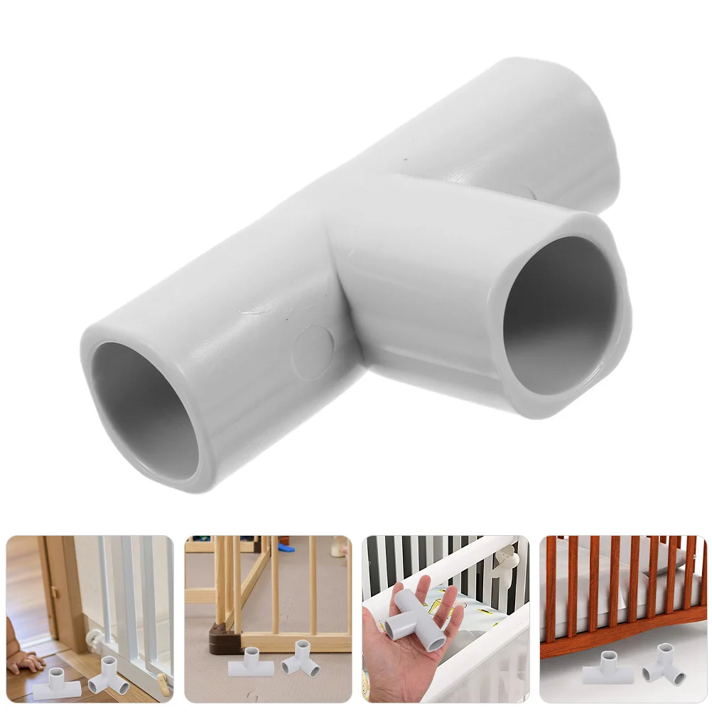 

12 шт., разъемы для манежа, запасные части для защиты детей в помещении, прочный разъем для трубы Pe для ремонта манежа, здания «сделай сам»