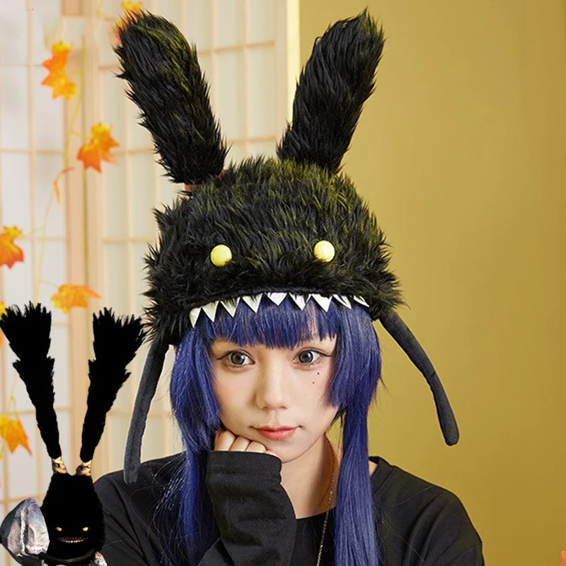 Game Final Fantasy XIV FF14 Spriggan Cosplay Hat Autumn Winter Warm Plush Spriggan Cap Halloween Xmas Props