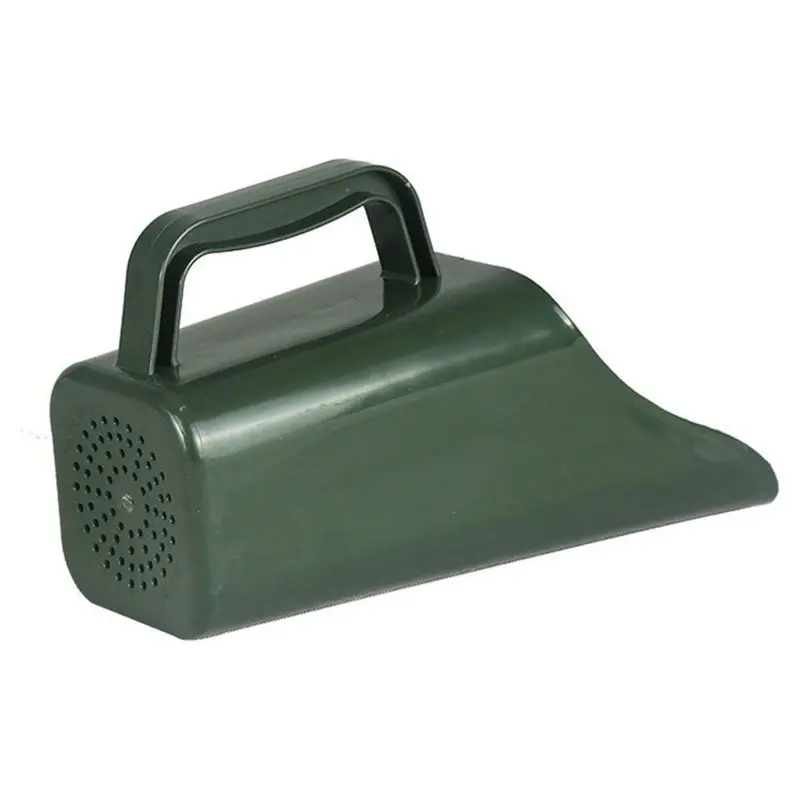 SHGO-Garden Shovel, Square Body Soil Scoop With Comfort Handle, Flat-Bottom With Fine Hole Multi-Purpose Shovel