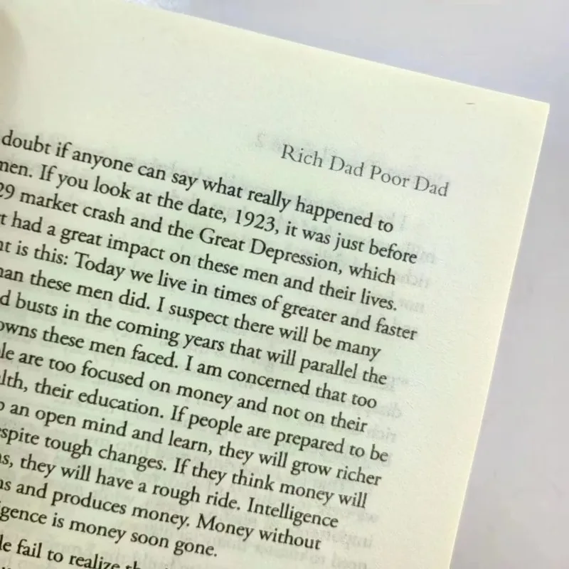 RICH DAD POOR DAD Robert Toru Kiyosaki Personal Finance English Book Financial Intelligence Enlightenment Education Book