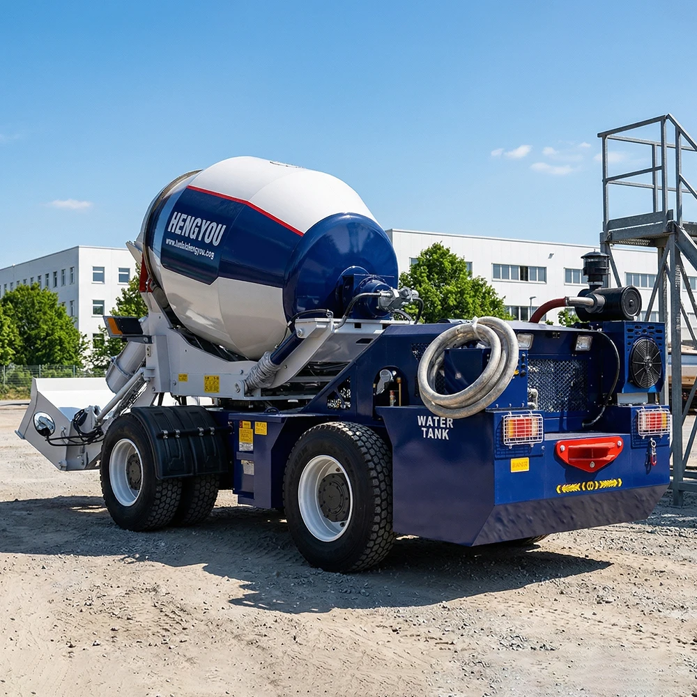 Factory Price EURO5 3.5m³ Ready-mixed Cement Truck-mounted Contractors Self Loading Concrete Mixer Truck