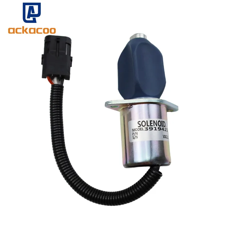 

3919422 3934972 Fuel Shut Off Solenoid 12V for Yanmar Kubota Synchro Starter Cummins 6B5.9 QSB5.9 CM550 SA-3665-12 SA-4754-12
