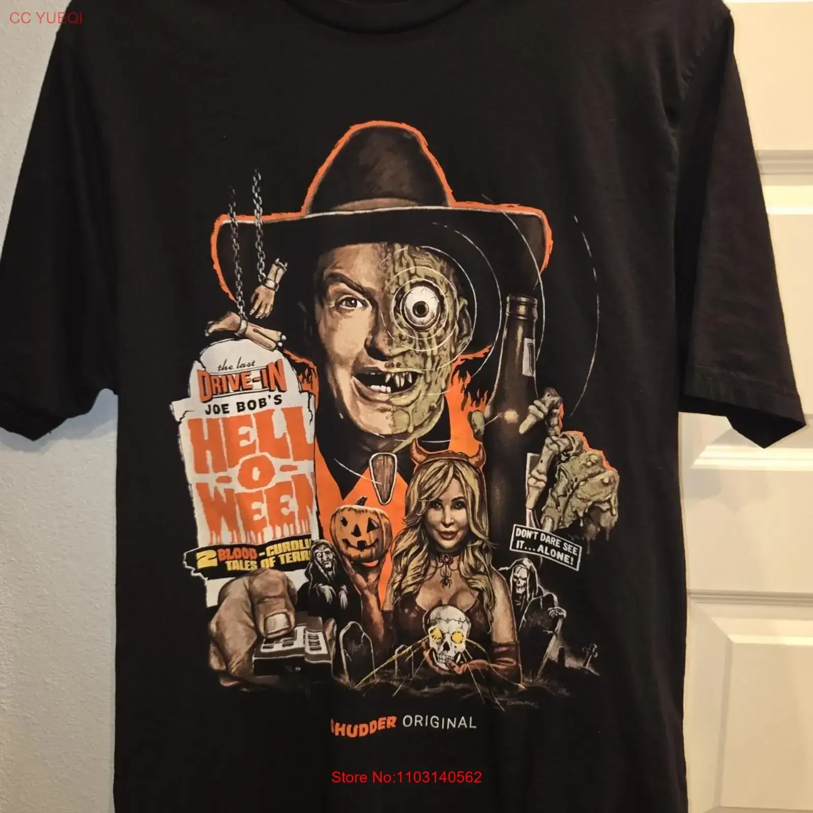 

Joe Bob Hosts Last Drive в рубашках, много из 3-х размеров, большой винтажный потертый графический homme, растянутый топ для повседневной носки, слегка