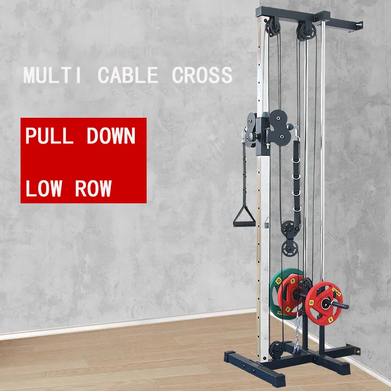 Wholesale Cable Machine Heavy Duty Fitness Gym Exercise Equipment Home Use Fitness Machine Home Wall Mount Cable Carton Unisex