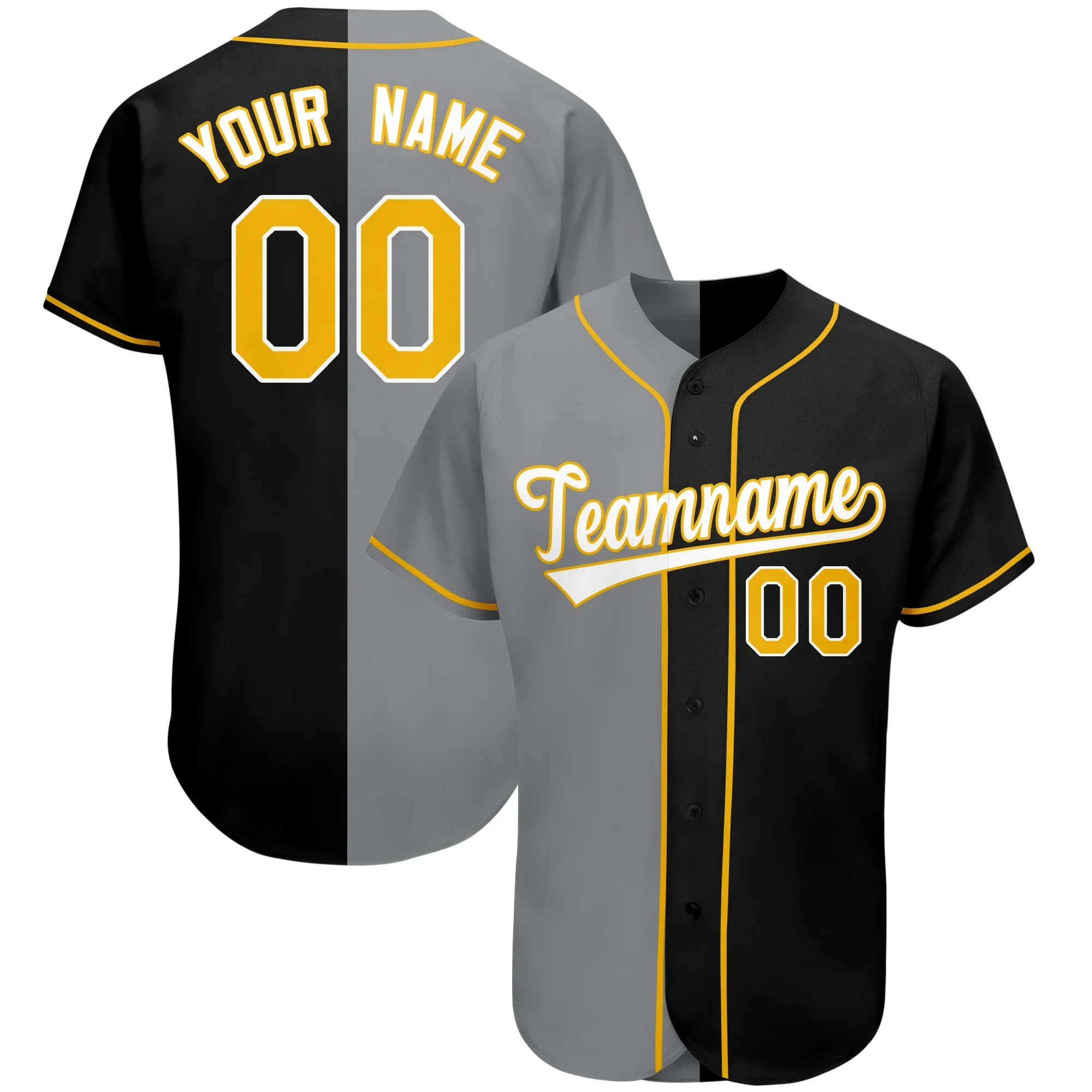 Custom Baseball Jersey Printing Team Name Number Unique Baseball Shirt Professional Baseball League Softball Training Male/Youth