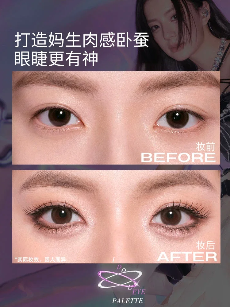 Origineel Little Ondine Oogschaduwpoeder Palette Blush Eyeliner Oogschaduw Highlight Contour Palette Leuke make-up cosmetica