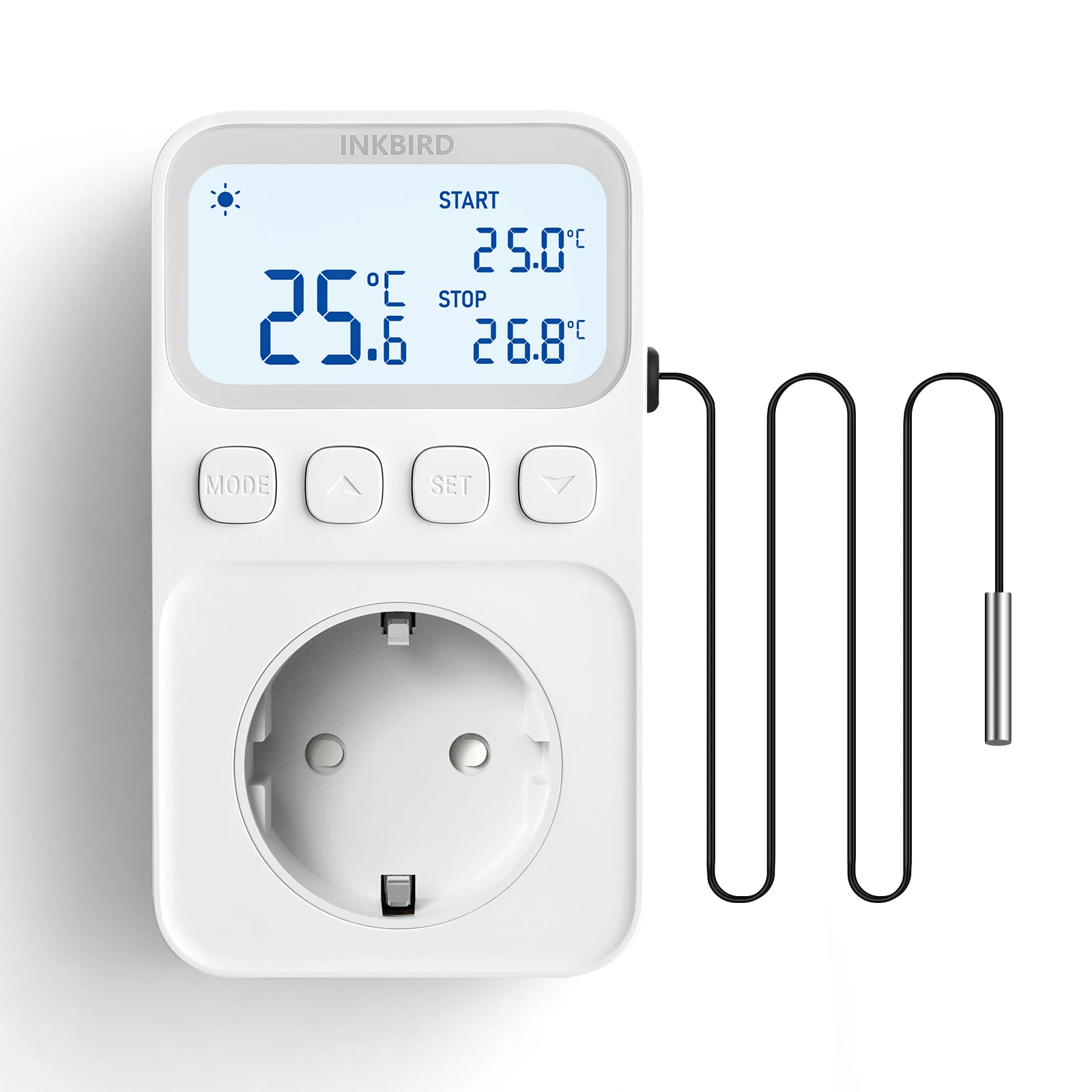 Inkbird-termostato de Temporizador Plug-in Controlador de Temperatura Aquecimento e Resfriamento Programáveis Suporte a Modos Operacionais C216t