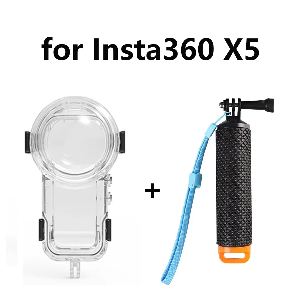 Invisible Dive Case for Insta360 X5 Waterproof Housing Case for Insta 360 X5 Underwater Protector Diving Shell Accessories