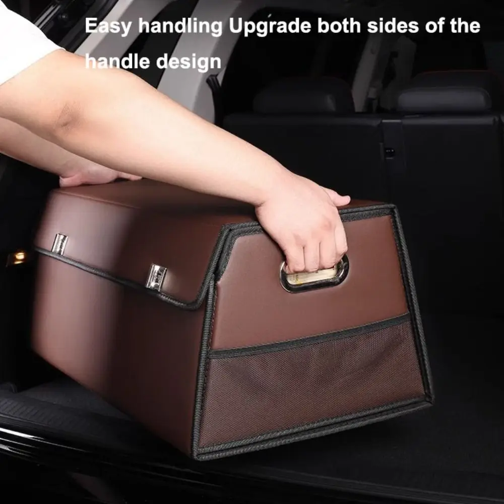 Large Capacity Car Trunk Organizer Box Folding Waterproof Folding Trunk Storage Pockets Crushing Resistance Keep Warm