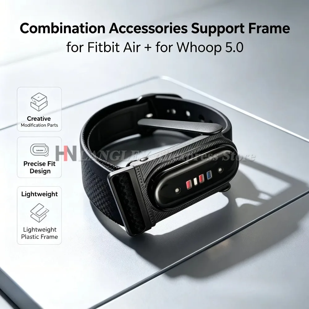 Premium Modification Watch Case Adapter For the Fitbit Air + Whoop 5.0 Combot Device Stack Holder Smart Band Creative Accessory