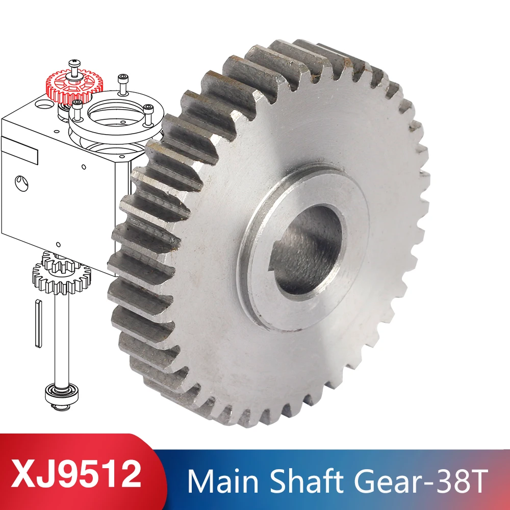 

Main Shaft Steel Bridge Gear 38 Teeth Steel Intermediate Gear ,XJ9512&XD9512-138 Countershaft Gear