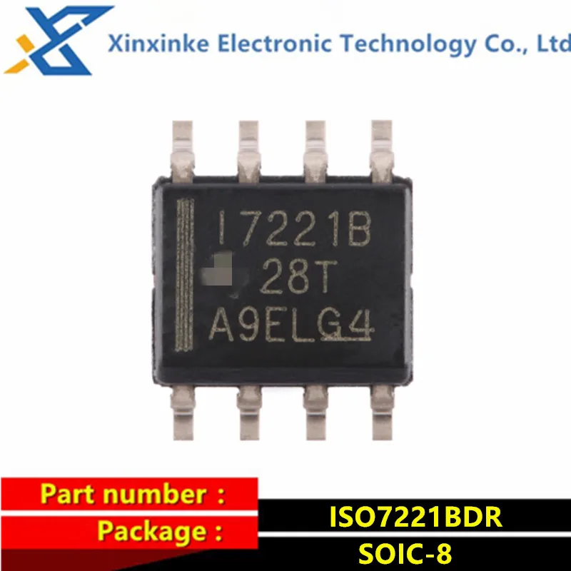 

5PCS ISO7221BDR Marking：I7221B SOIC-8 Interface ICs Dual Channel High Speed Digital Isolator Brand New Original